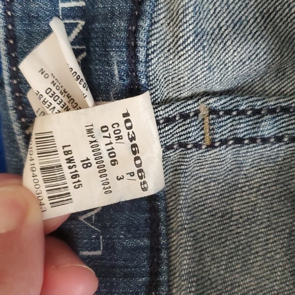 Lane Bryant Boyfriend Distressed ripped Bleach splatter Jeans Size 18 - Picture 8 of 15